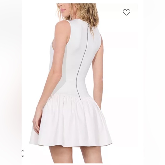 Alice + Olivia Ella Combo Vegan Sleeveless Drop Dress - Picture 2 of 5